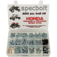 Specbolt Fasteners 250pc Specbolt Honda TRX450R TRX450ER & TRX700XX Bolt Kit for Maintenance & Restoration OEM Spec Fasteners Quad