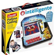 Quercetti Pallino Coding Strategy Game - Learn Beginner Programming Skills to Create Mosaic Patterns with Colored Balls, for Kids Ages 6 Years and Up
