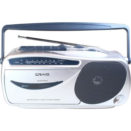  [아마존베스트]Craig Electronics CD6911 Portable AM/FM Radio Cassette Player with Recorder