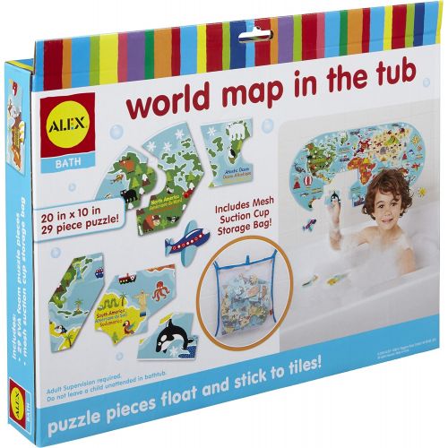  ALEX Toys ALEX Bath World Map in the Tub