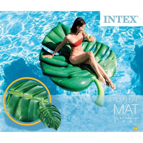 인텍스 Intex 58782 Palm Leaf Mat, 213 x 142 cm