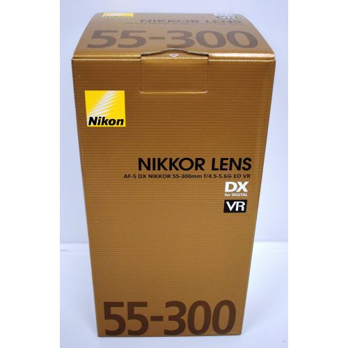  [아마존베스트]Nikon AF-S DX NIKKOR 55-300mm f/4.5-5.6G ED Vibration Reduction Zoom Lens with Auto Focus for Nikon DSLR Cameras