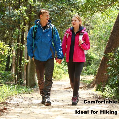  [아마존베스트]Clorts Womens Hiker Waterproof Lightweight Hiking Camping Boot Outdoor High-Traction Grip Backpacking Shoe