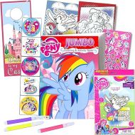 My Little Pony Coloring Book with Take-N-Play Set - 96-page Coloring Book, My Little Pony Stickers, and Markers