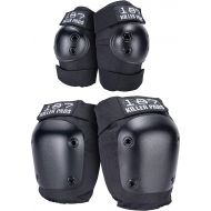 187 Black Large / X-Large Knee and Elbow Skateboard Pads