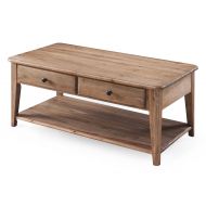 Magnussen T3749-44 T3749 Baytowne Transitional Rectangular Condo Coffee Table in Barley Finish
