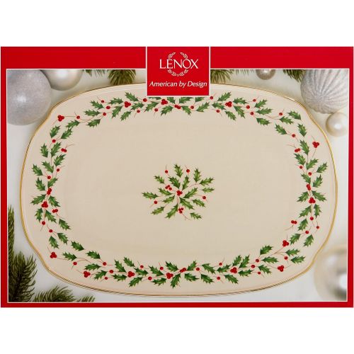 레녹스 Lenox Holiday 15 Oblong Serving Platter