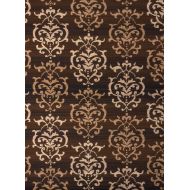 United Weavers of America Dallas Countess Rug - 1ft. 11n. X 3ft. 3in, Chocolate Brown, Area Rug with Abstract Pattern, Jute Backing