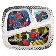 Zak! Designs 3 Section Plate Featuring Marvel Comics Spider-Man Graphics! Break-resistant and BPA-free plastic!