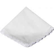 Little Things Mean A Lot Cotton Christening Hankie Handkerchief Heirloom - 2 Styles