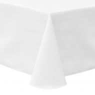 ULTIMATE TEXTILE Ultimate Textile -5 Pack- Poly-Cotton Twill 108 x 156-Inch Rectangular Tablecloth, White