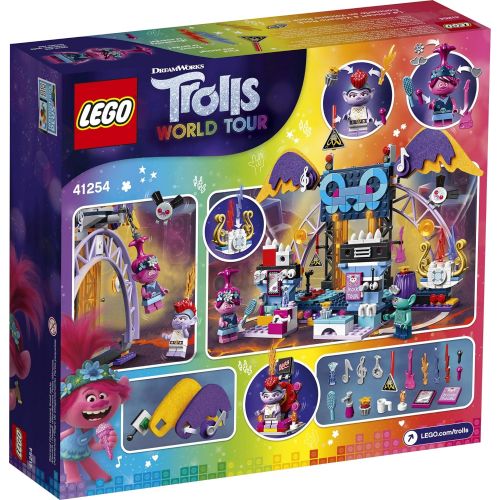  LEGO Trolls World Tour Volcano Rock City Concert 41254, Cool Trolls Toy Building Kit for Kids, New 2020 (387 Pieces)