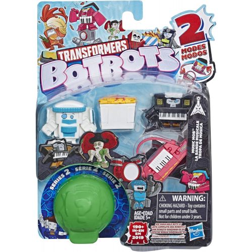 트랜스포머 Transformers Toys Botbots Series 2 Music Mob 5 Pack  Mystery 2-in-1 Collectible Figures! Kids Ages 5 & Up (Styles & Colors May Vary) by Hasbro