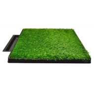 Downtown Pet Supply Dog Pee Potty Pad, Bathroom Tinkle Artificial Grass Turf, Portable Potty Trainer