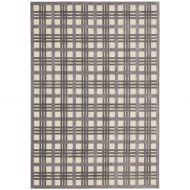 Rug Squared Corona Contemporary Area Rug (CRA20), 7-Feet 9-Inches by 10-Feet 10-Inches, Ivory Taupe