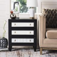 Safavieh CHS9202A Home Collection Marlon Black 3 Chest of Drawers