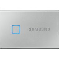[아마존베스트]SAMSUNG T7 Touch Portable SSD 1TB - Up to 1050MB/s - USB 3.2 External Solid State Drive, Silver (MU-PC1T0S/WW)