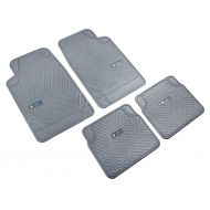 Highland 4547900 Weather Fortress Gray Synthetic Rain Floor Mat - 4 Piece
