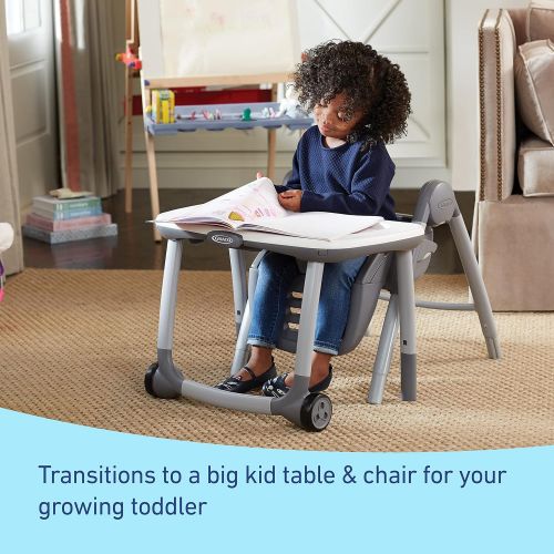 그라코 Graco Table2Table Premier Fold 7 in 1 Convertible High Chair Converts to Dining Booster Seat, Kids Table, and More, Maison