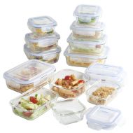 VonShef 12-Piece Glass Container Food Storage Set