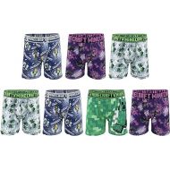Minecraft Boys' Ultimate Gamer 7-Pack Athletic Boxer Briefs with Coolcraft Technology in Sizes 4, 6, 8 and 12