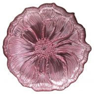 Red Pomegranate 2113-4 Vesna Handmade Glass Side Plate (Set of 2) One Size Blush