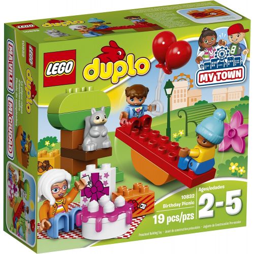  LEGO DUPLO My Town Birthday Party 10832, Preschool, Pre-Kindergarten Large Building Block Toys for Toddlers