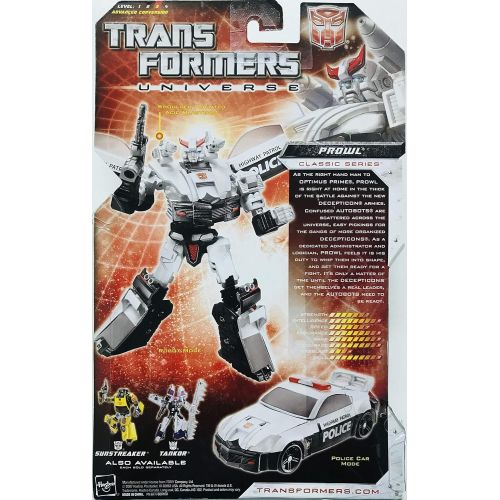 트랜스포머 Transformers Universe Deluxe Class Classic Series Action Figure - Autobot Prowl with Acid Blasters