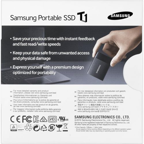 삼성 [DISCONTINUED] Samsung T1 Portable 250GB USB 3.0 External SSD (MU-PS250B/AM)