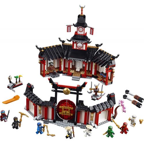  LEGO NINJAGO Legacy Monastery of Spinjitzu 70670 Battle Toy Building Kit includes Ninja Toy Weapons and Training Equipment for Creative Play (1,070 Pieces)