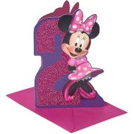American Greetings 2nd Birthday Card for Girl (Minnie Mouse)