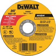 DEWALT DW8061 4-Inch by .045-Inch by 5/8-Inch A60T Abrasive Metal/INOX Cutting Wheel