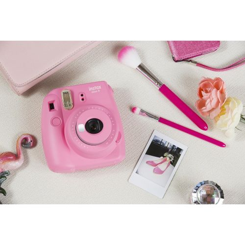 후지필름 Fujifilm Instax Mini 9 Instant Camera, Flamingo Pink