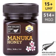 NEW ZEALAND HONEY CO New Zealand Honey Co. Raw Manuka Honey UMF 15+ (MGO 514) | 17.6oz. / 500g | From the...