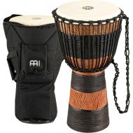 [아마존베스트]Meinl Percussion Djembe, African Style Finish Mahogany Made in CHINA-10 Medium Size Rope Tuned Goat Skin Head, 2-Year Warranty, Wood/Brown (ADJ3-M+BAG)
