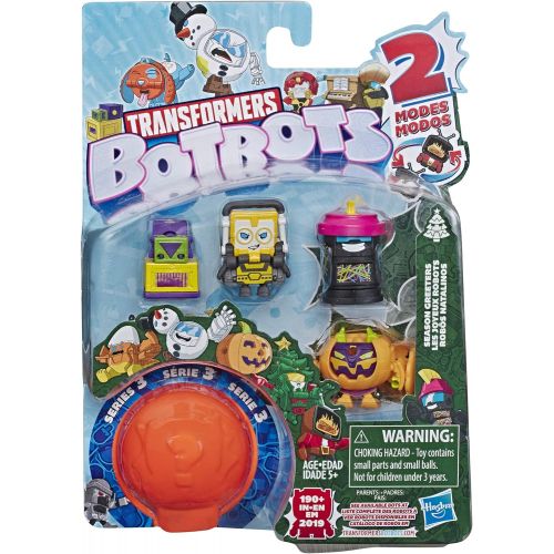 트랜스포머 Transformers Toys Botbots Series 3 Season Greeters 5 Pack  Mystery 2-in-1 Collectible Figures! Kids Ages 5 & Up (Styles & Colors May Vary) by Hasbro