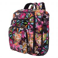 Trend Lab Multi-Function Bohemian Floral Convertible Backpack Diaper Bag