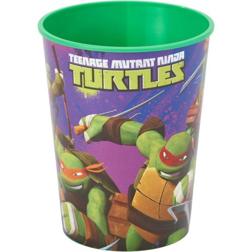  American Greetings Teenage Mutant Ninja Turtle (TMNT) Party Supplies, 16 oz. Reusable Plastic Party Cup (12-Count)