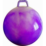 AppleRound Space Hopper Ball with Air Pump: 28in/70cm Diameter for Age 13 Years and Up , Hop Ball, Kangaroo Bouncer, Hoppity Hop, Jumping Ball, Sit and Bounce
