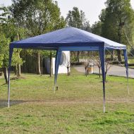 Yaheetech 10x10 Outdoor Canopy Party Wedding Tent Garden Gazebo Pavilion Cater Events (Blue)