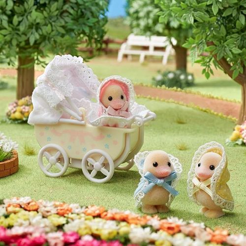  Sylvanian Family Seasonal Duck Mitsugo Sanpo Set, C-63 ST Mark Certified, For Ages 3 and Up, Toy Dollhouse Sylvanian Families Epoch Epoch