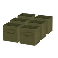 Honey Can Do HoneyCanDo 6-Pack Mini Non-Woven Foldable Cube- Green