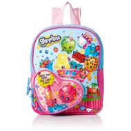 Shopkins Girls 10 Inch Mini Backpack Heart Shaped Pocket, Pink