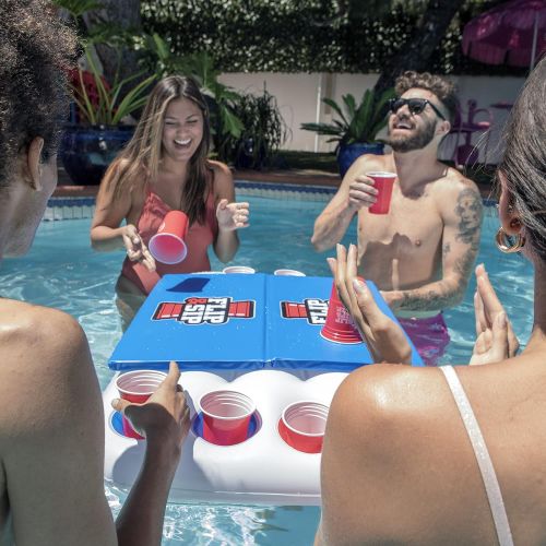  WHAT DO YOU MEME? Flip & Sip - The Ultimate Pool Game Float for Head-to-Head Competition