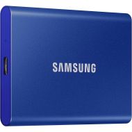 [아마존베스트] SAMSUNG T7 Portable SSD 1TB - Up to 1050MB/s 외장 솔리드 스테이트 드라이브, 블루 (MU-PC1T0H/AM)