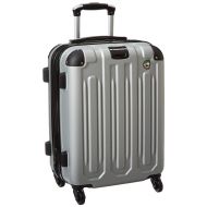 Mia Toro Regale Composite Hardside Spinner Carry-On, Grey, One Size