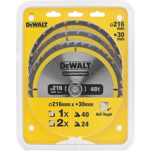  Dewalt DT1962-QZ Construction Circular Saw Blade-Set (3 Piece)