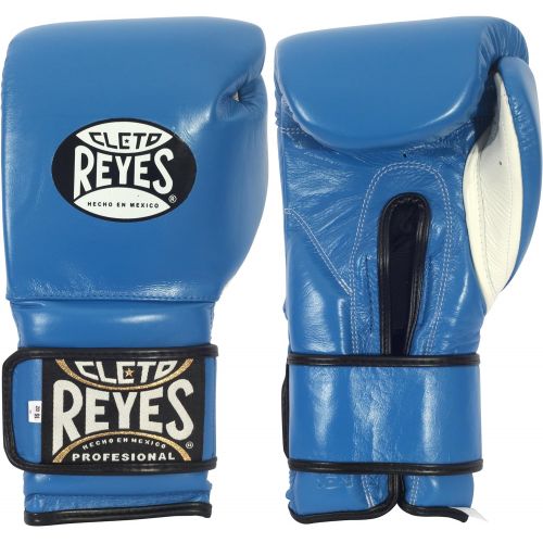  Cleto Reyes Hook & Loop Training Gloves (Solid Gold, 14 Ounce)