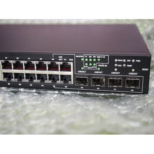 델 Dell PowerConnect 6248P 48 Port Power over Ethernet (PoE) Gigabit Ethernet Layer 3 1U Switch