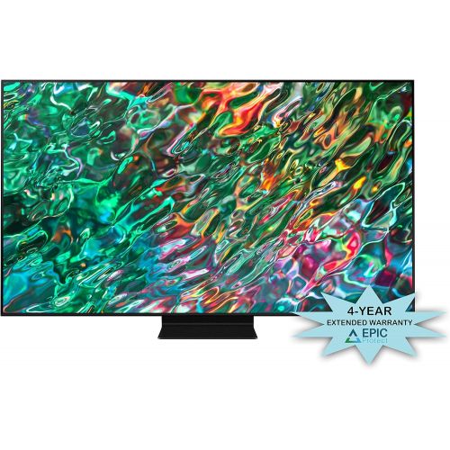 삼성 Samsung QN65QN90BAFXZA 65 QLED Quantum Matrix Neo 4K Smart TV with a Additional 4 Year Coverage by Epic Protect (2022)
